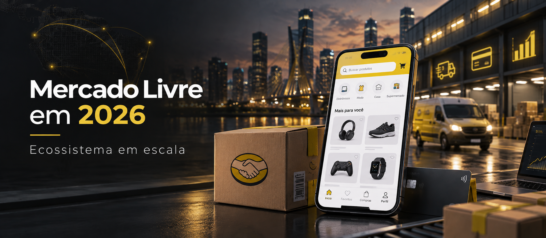 Mercado Livre em 2026: o crescimento de um ecossistema que conecta comércio, fintech, IA e publicidade